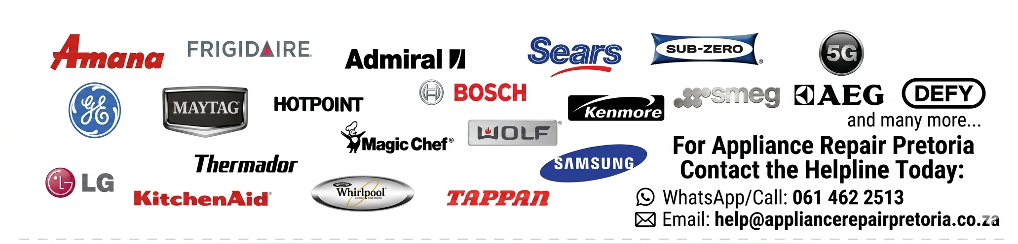 Brands We repair