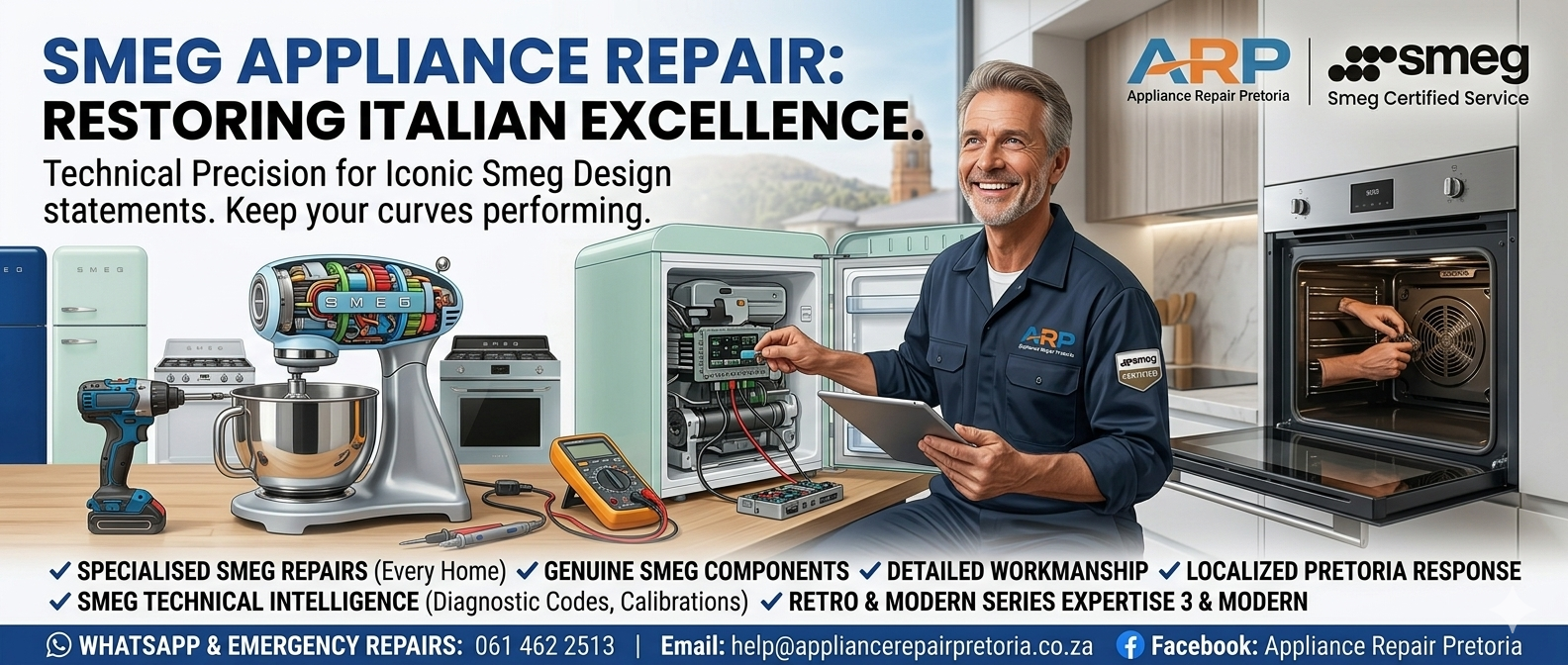 Smeg Fridge repairs Pretoria